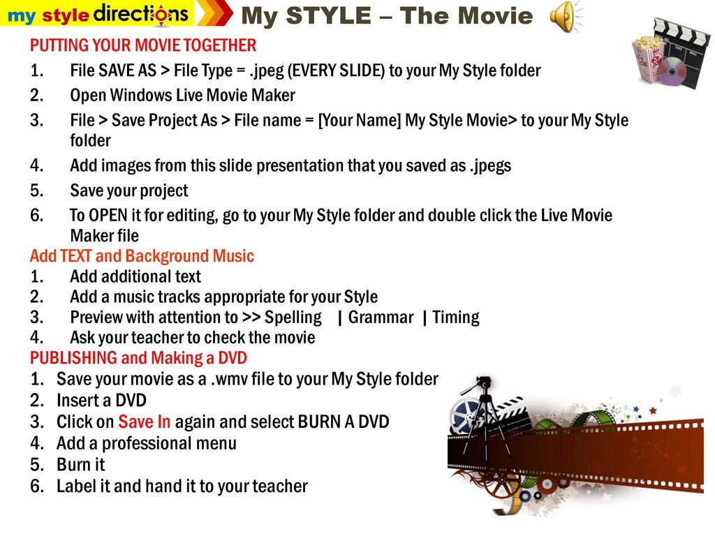 My style type your name here see your possibilities ppt download